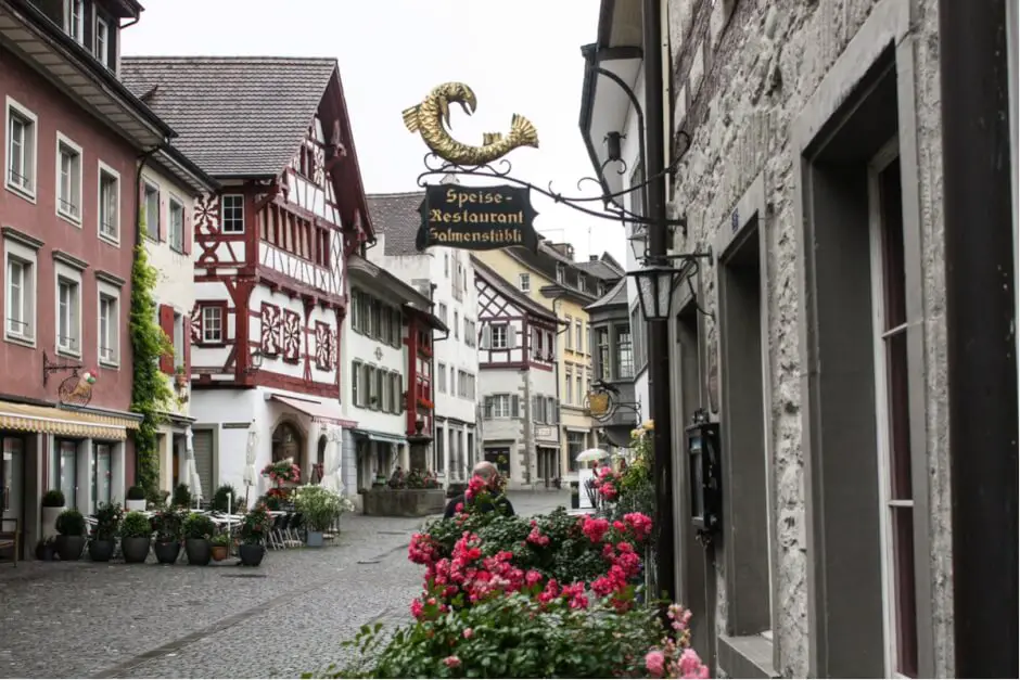 The historic old town of Stein am Rhein