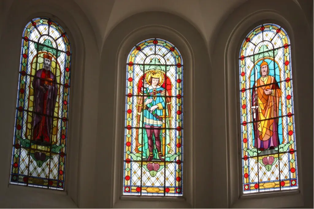 Window in the sanctuary