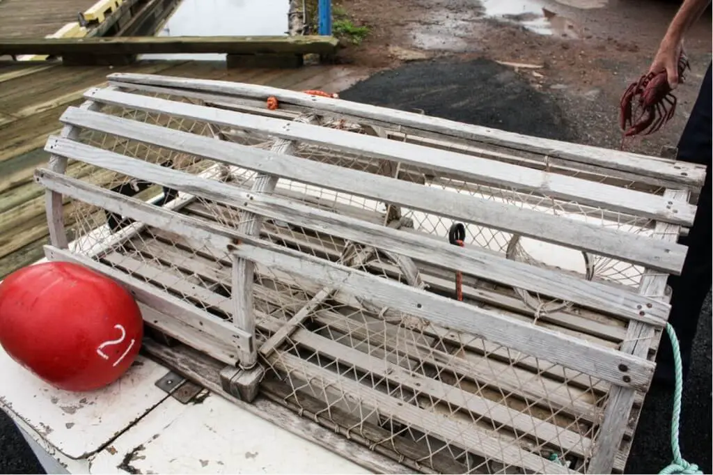 Lobster trap in North Rustico