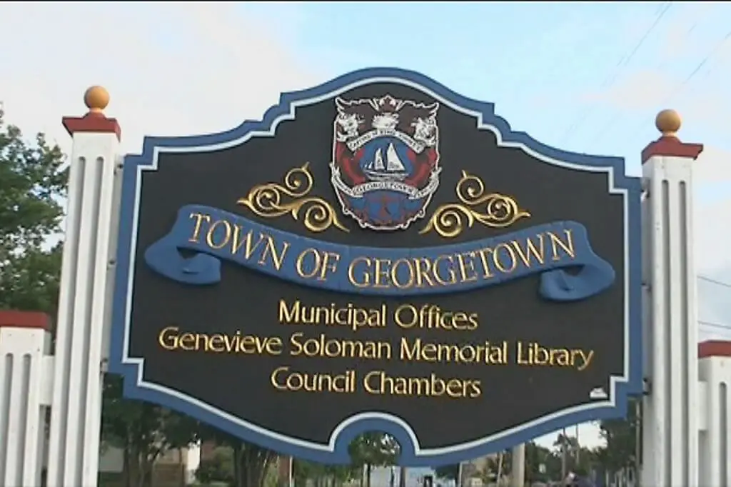 Town sign of Georgetown