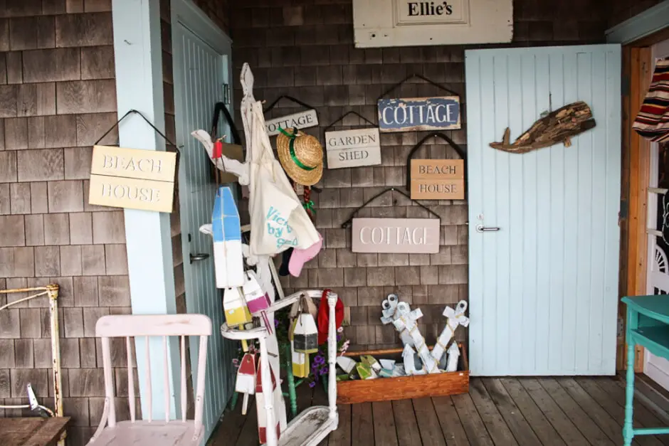 Buoys and Anne of Green Gables hat as a souvenir?