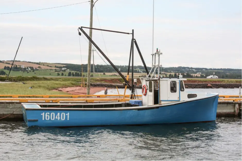 Hummerboot in Victoria By the Sea - Dörfer auf Prince Edward Island