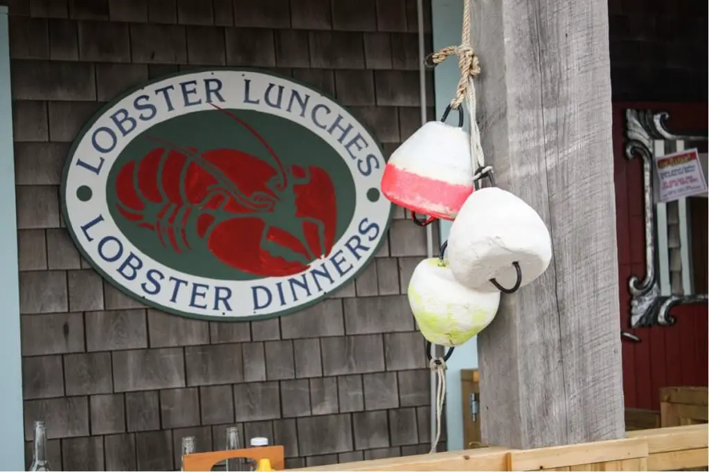 Lobster for lunch and dinner in Victoriy By the Sea
