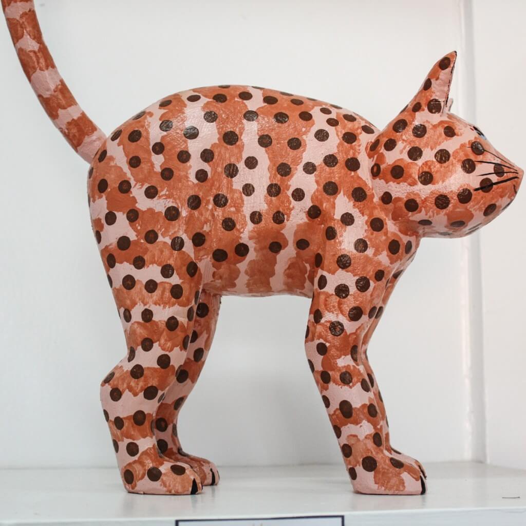 Cat with dots by William Roach