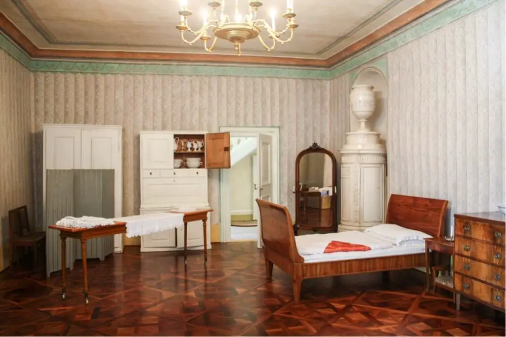 Hier schlief die Hausdame im Schloss Esterházy - Schloss Esterhazy Führung