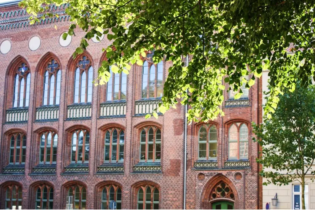 Belongs to the UNESCO world heritage: the brick Gothic in Stralsund