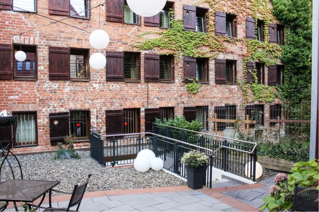 Courtyard in the Hotel Scheelehof