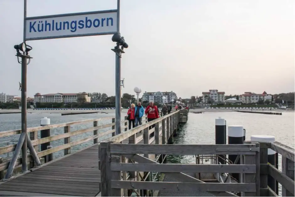 Ostseebad Kühlungsborn von der Seebrücke aus