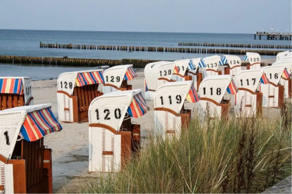 Beach chairs in Kühlungsborn