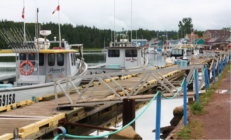 Lobster Fleet - Landmarks of Prince Edward Island Canada