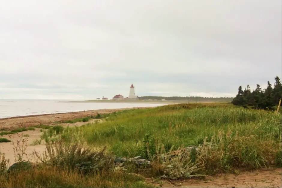 Lonely island in the Atlantic Ocean: Miscou Island in New Brunswick
