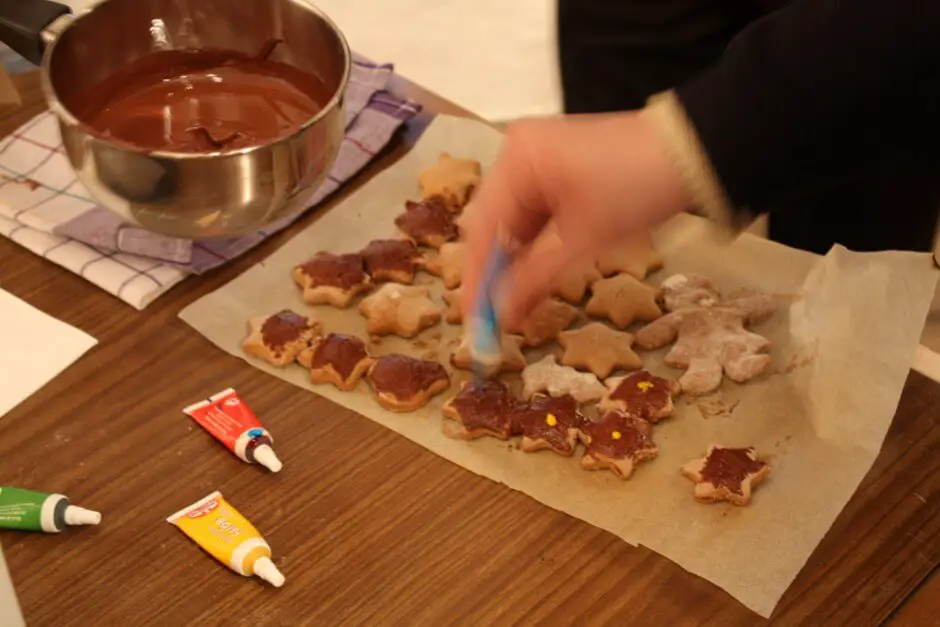 Selbstgebackene Lebkuchensterne