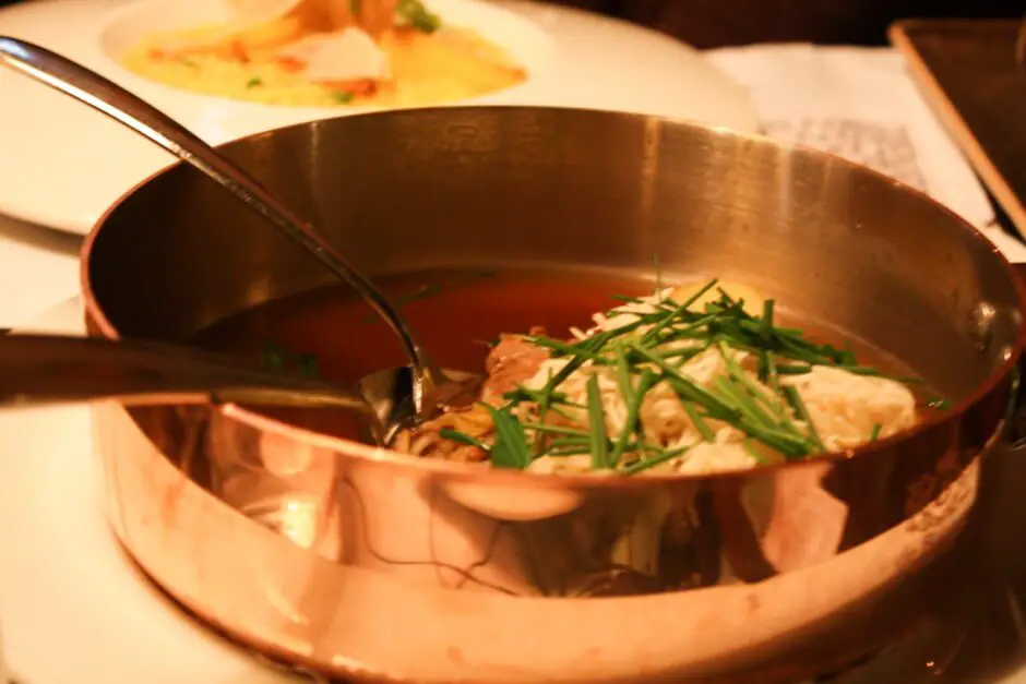 Tafelspitz is served in the pan at Salzburg Christmas