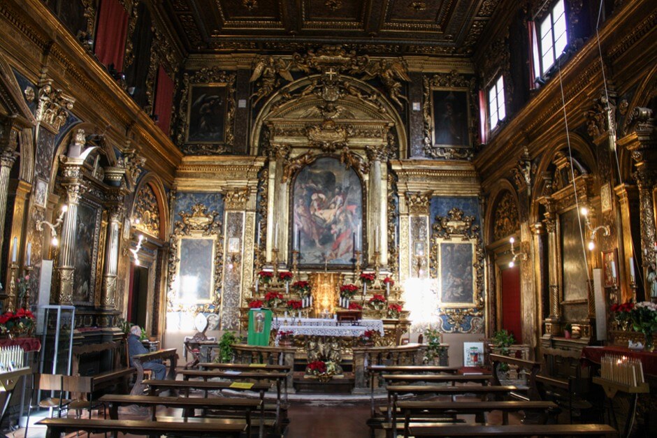The Chiesa della Croce in Senigallia in Marche Italy