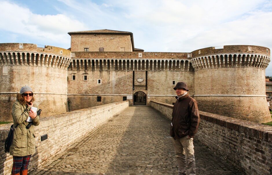 Rocca Roveresca - die Festung in Senigallia in Marken Italien