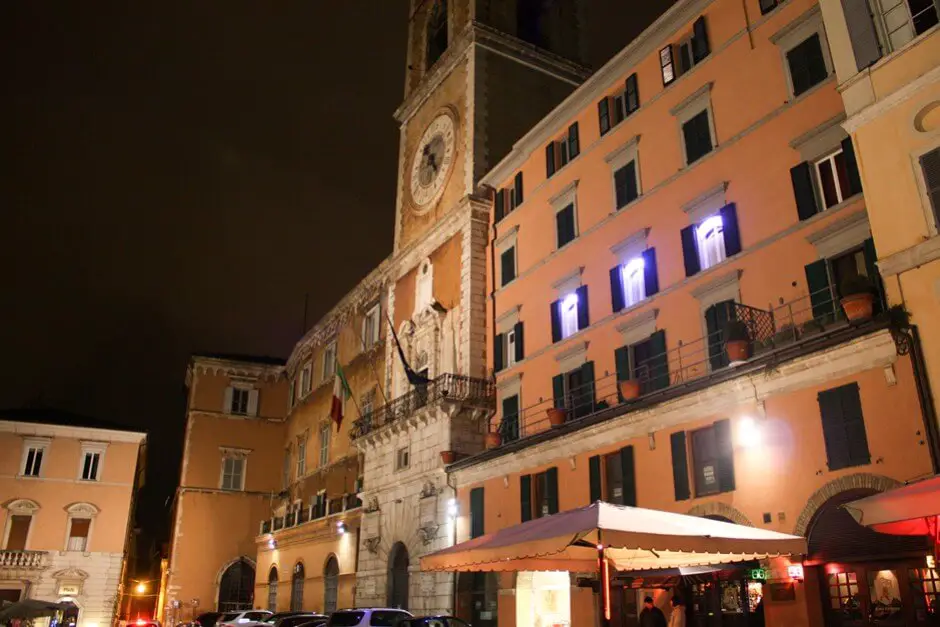 Administration building in Ancona in the Marche