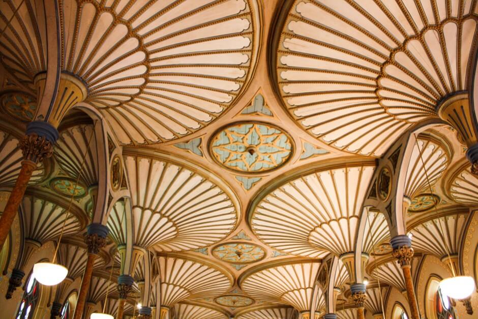 Neo-Gothic ceiling of the Rideau Street Chapel