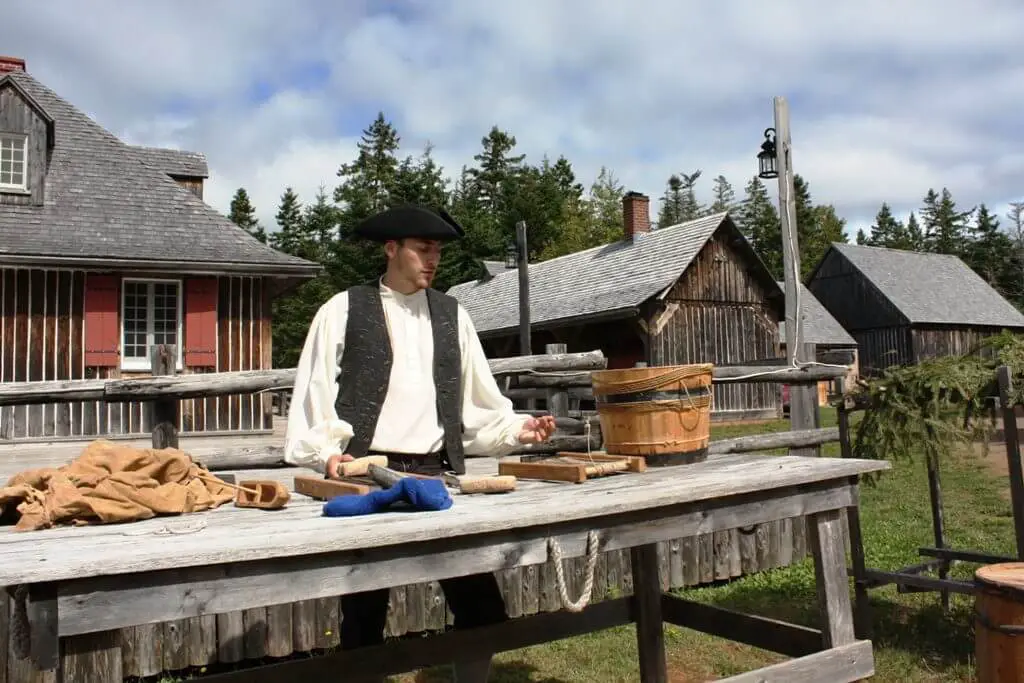 So verarbeiteten die Franzosen Kabeljau auf Prince Edward Island