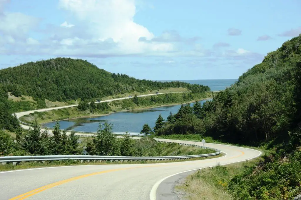 Roadtrip on the Cabot Trail in Canada Copyright Monika Fuchs