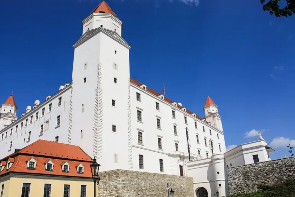 The castle of Bratislava