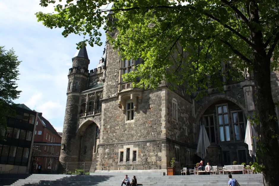 The town hall in the old town