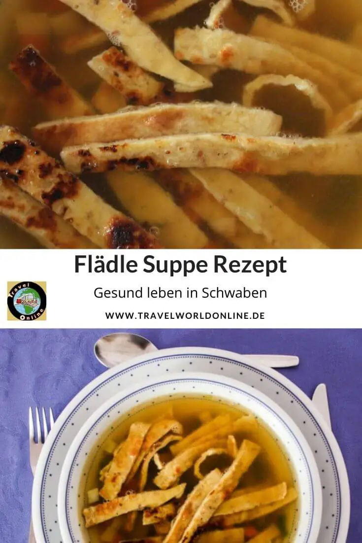 Flädle soup recipe - healthy eating in Swabia