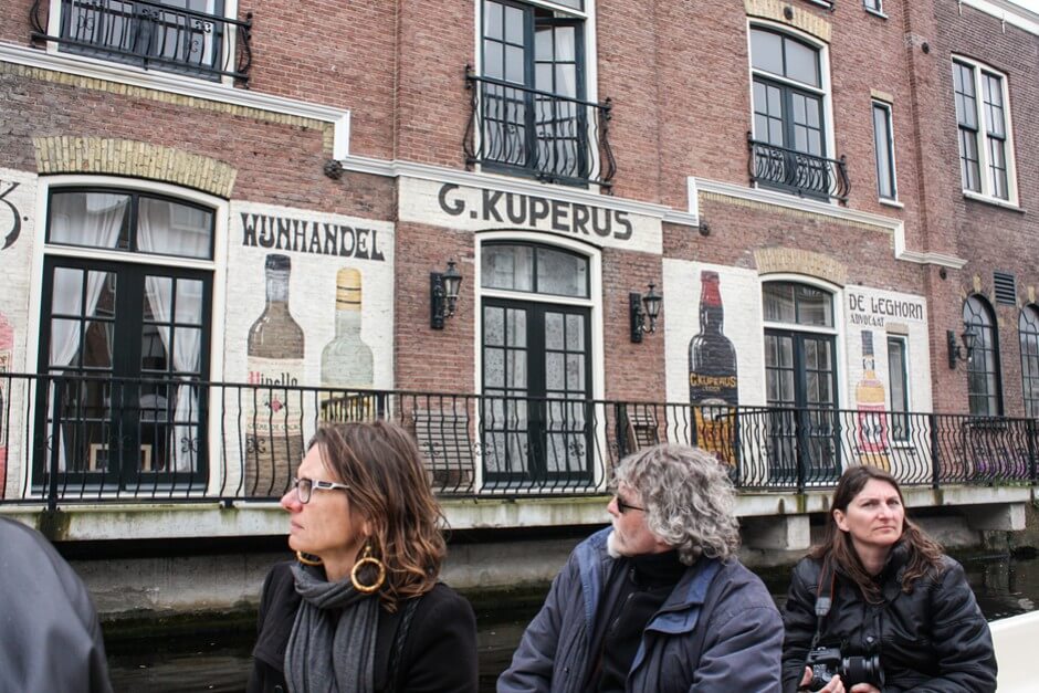 Trading houses in Leiden Holland