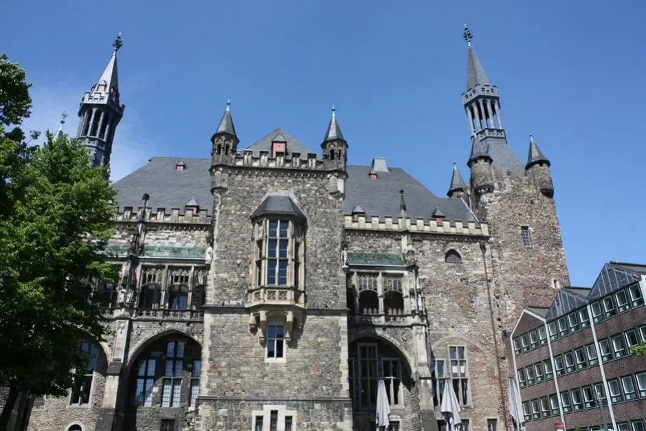 Town hall in the old town of Aachen - a must on an Aachen sightseeing tour