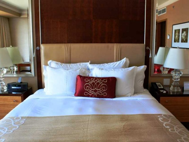 Bed in the Ritz Carlton
