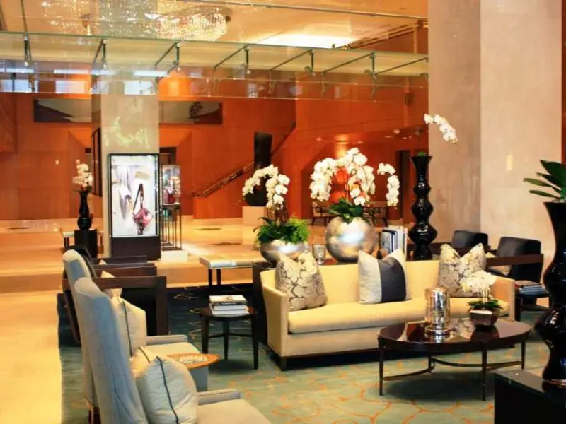 Lobby at the ritz-carlton toronto