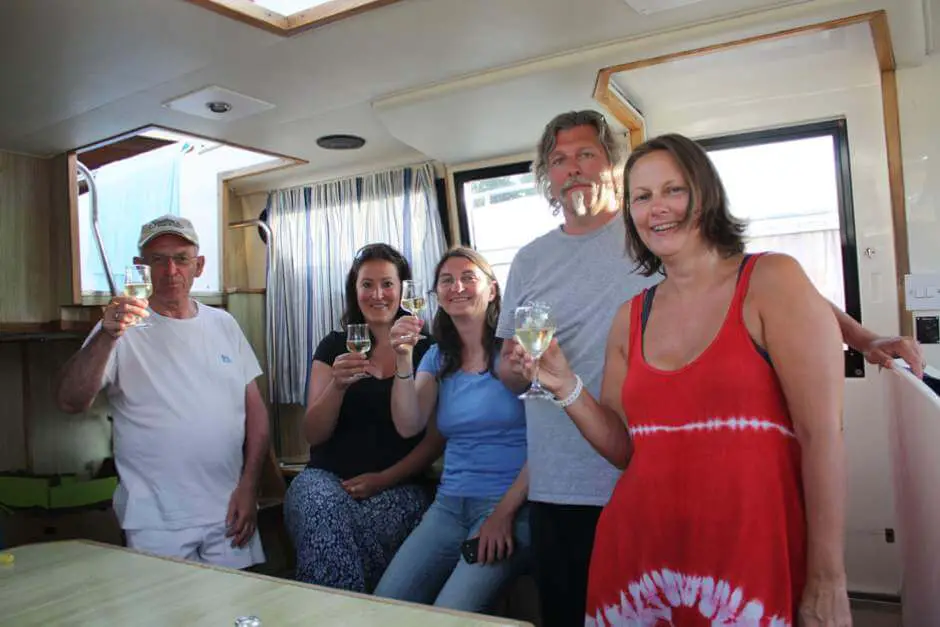 Schön war unsere Tour im Hausboot auf der Saone