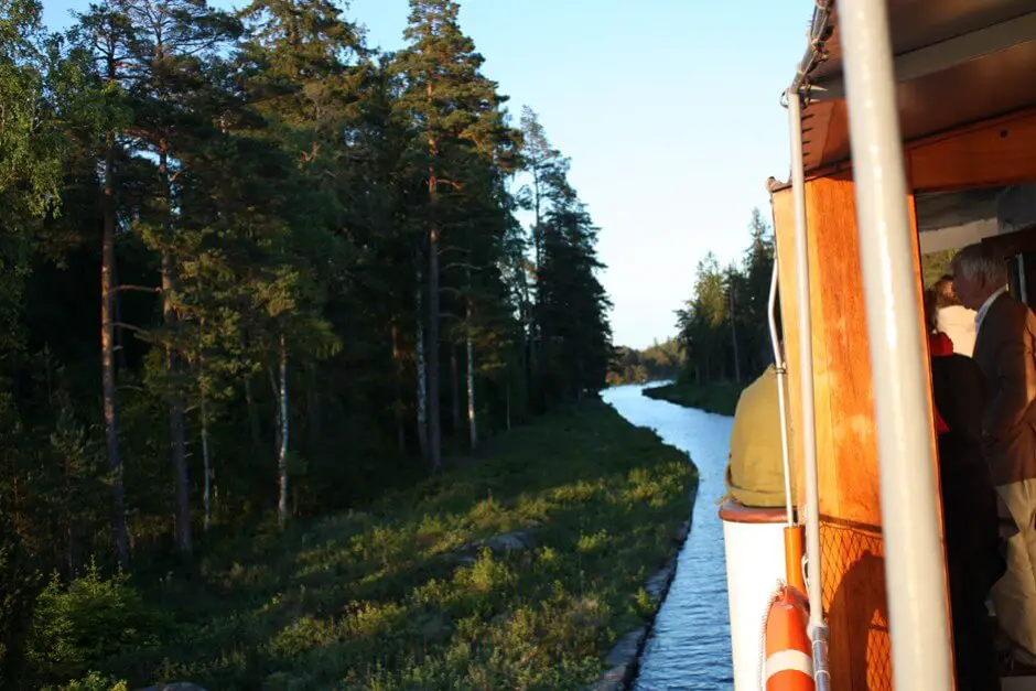 On the way on the Göta Canal