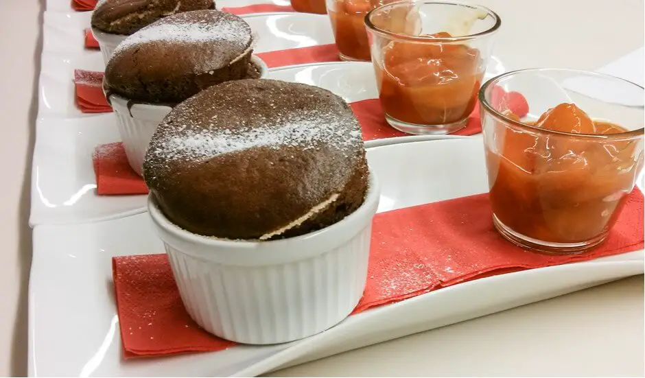 Waldviertel specialties - chocolate soufflé