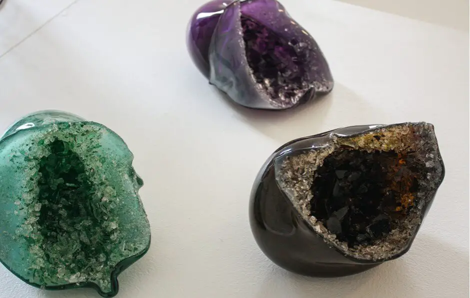 Glass geodes - Smaland Sweden Landmarks