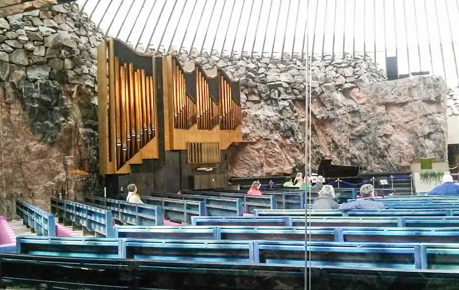 Rock Church - a must see among the attractions in Helsinki