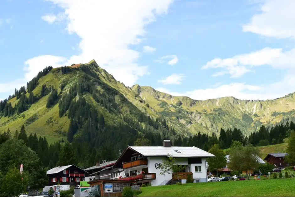 Baad bei unserem Roadtrip durchs Kleinwalsertal in Spätsommer