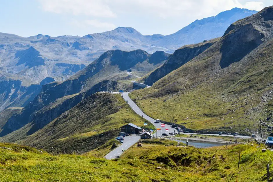 Fuscher Lacke and Mankeiwirt on the Grossglockner High Alpine Road route