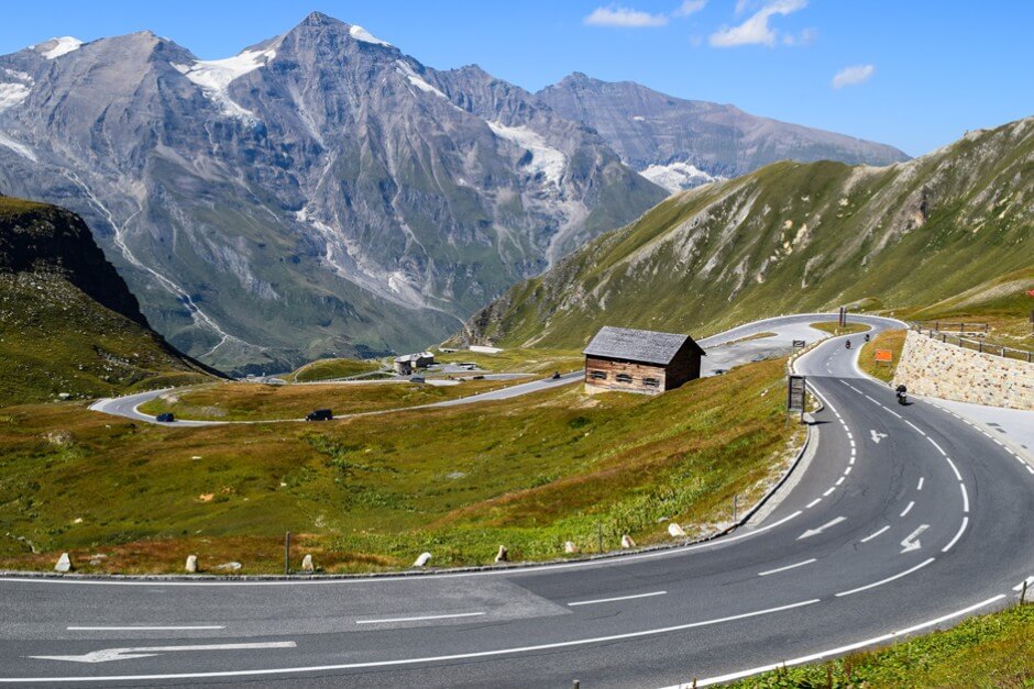 Grandiose view on the Fuscher Törl on the Grossglockner High Alpine Road route