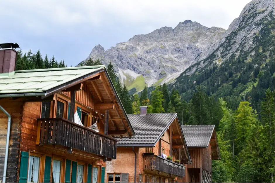 In der Schwendle Region im Kleinwalsertal Vorarlberg