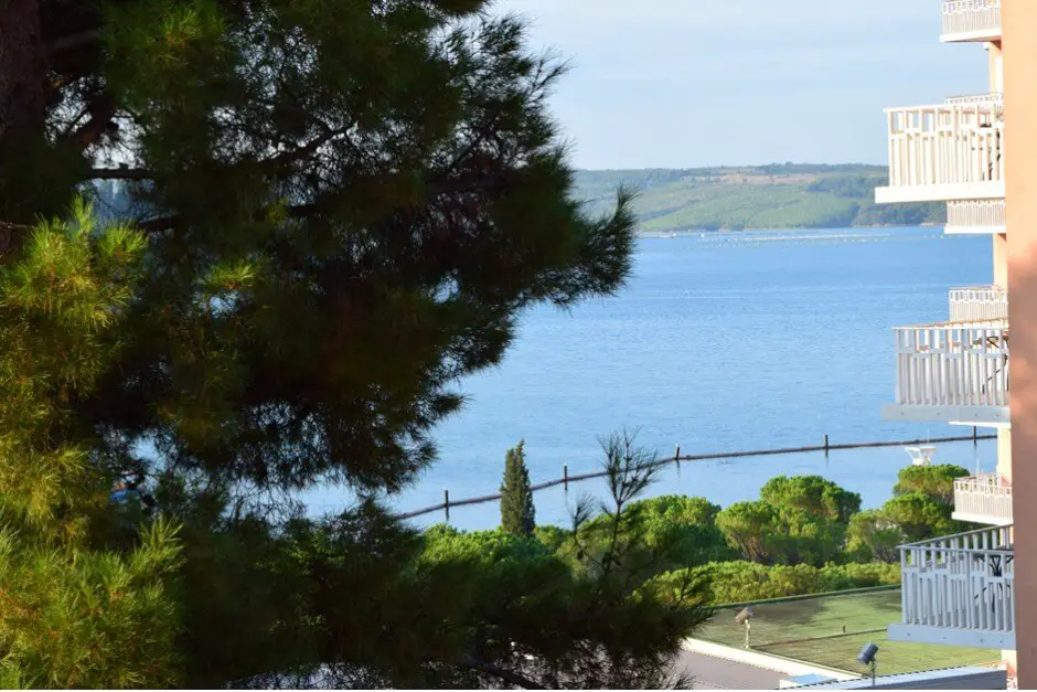 Sea view from our room in Hotel Apollo