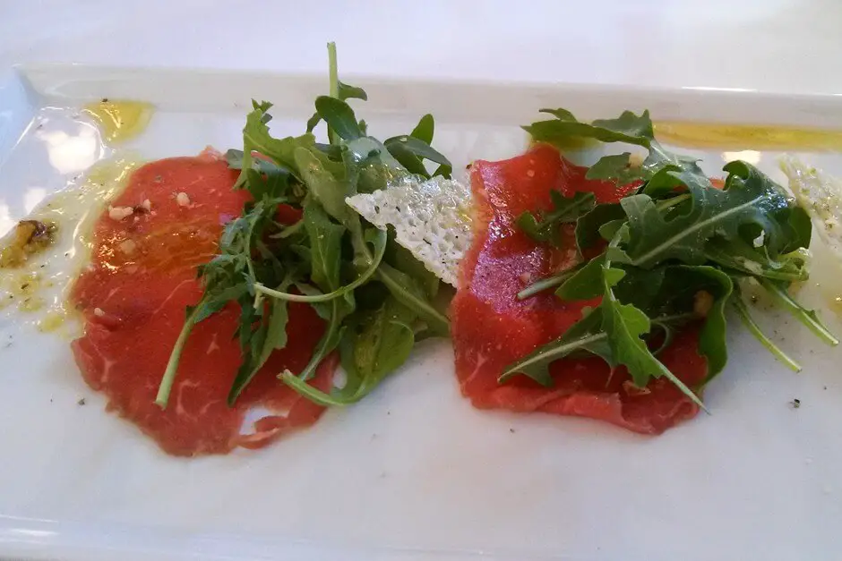 beef carpaccio