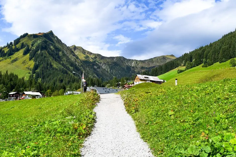 Widderstein, Wannenberg und Guentlespitze im Kleinwalsertal