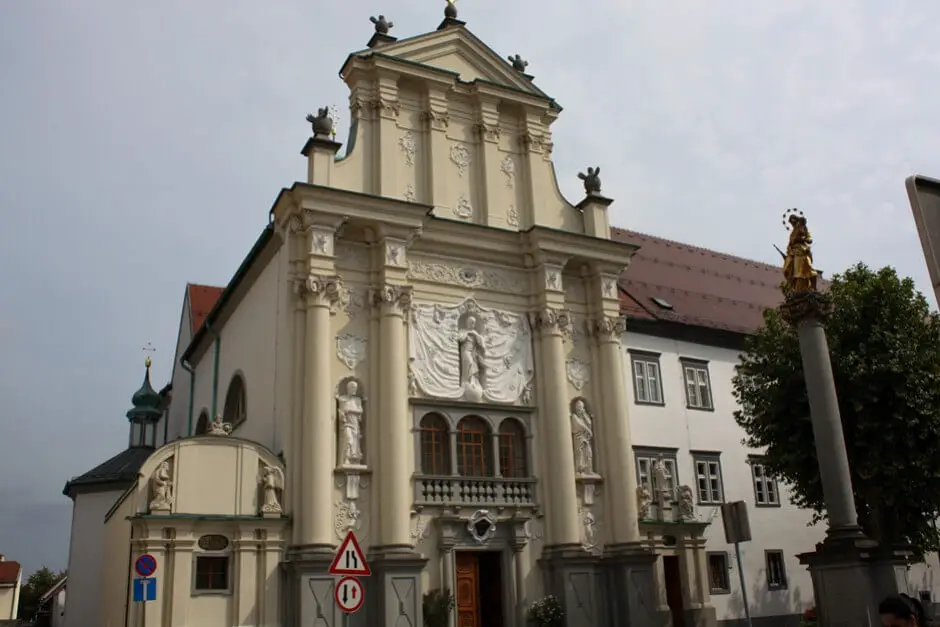 Das Minoritenkloster in Ptuj Slowenien