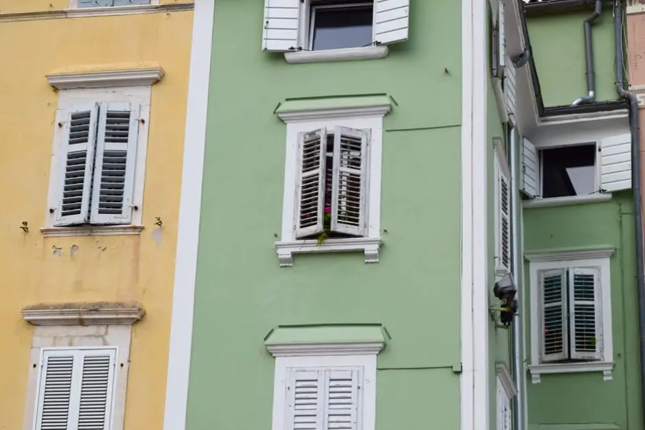 Facades in Piran