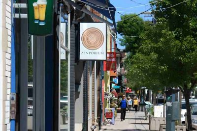 Leslieville, a suburb of Toronto