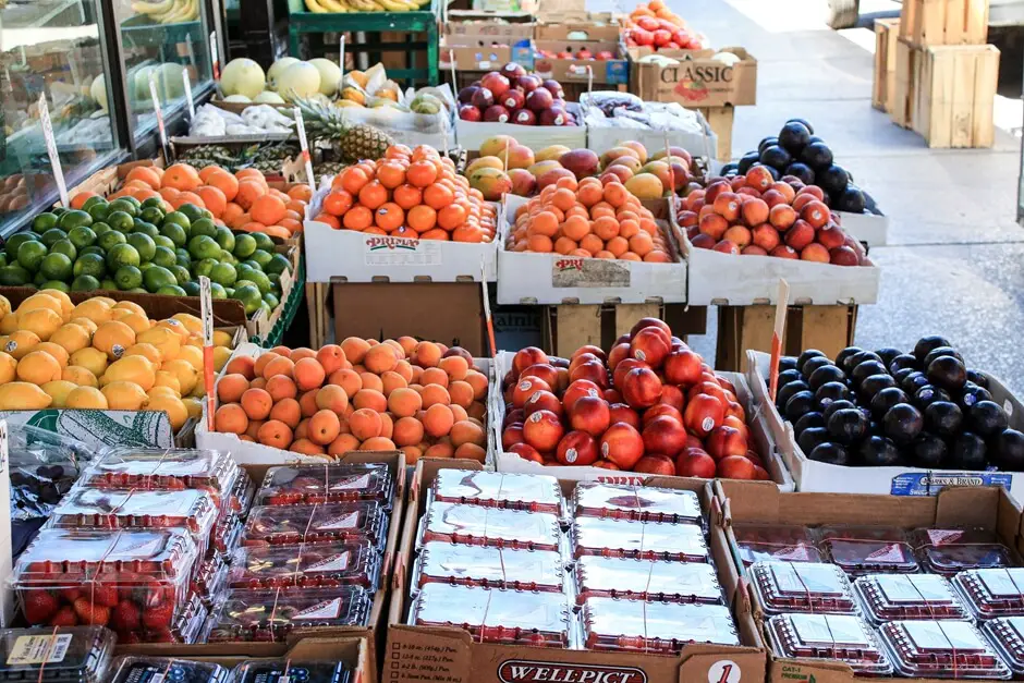 Fruit from around the world at Kensington Market Toronto