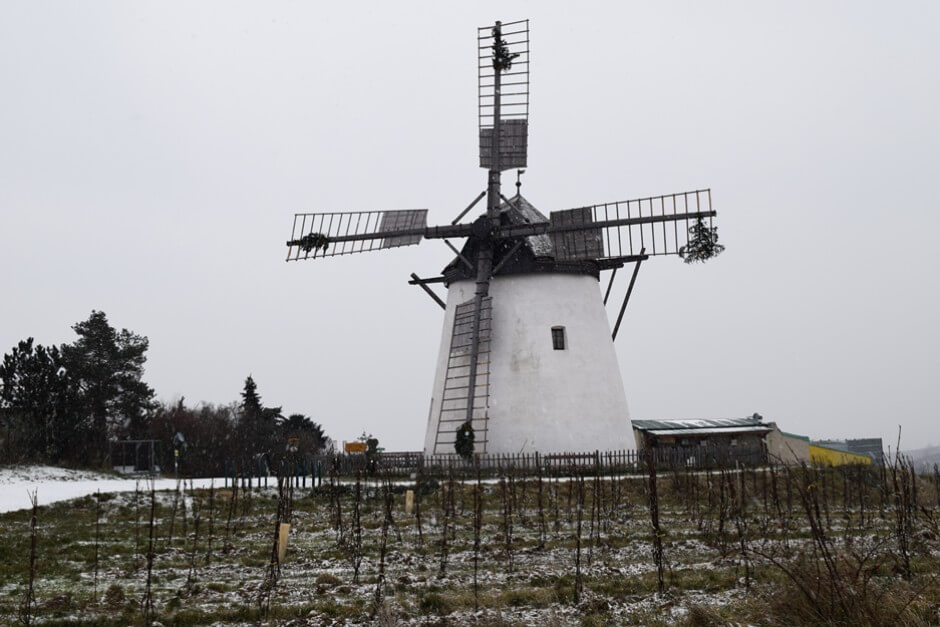 Eine Windmühle mit illustrer Vergangenheit