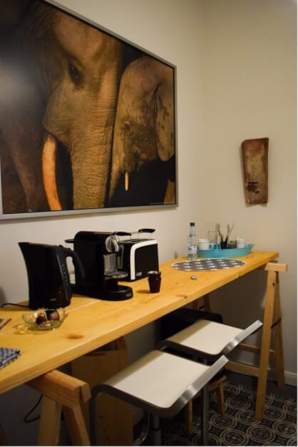 Breakfast at the coffee bar