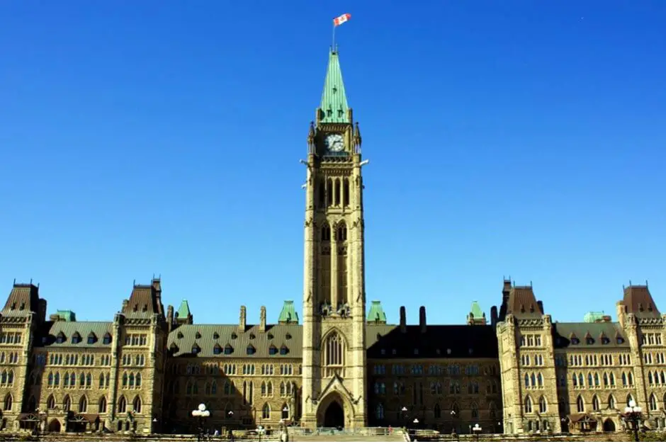 Parliament in Ottawa Eastern Canada Round trip for connoisseurs