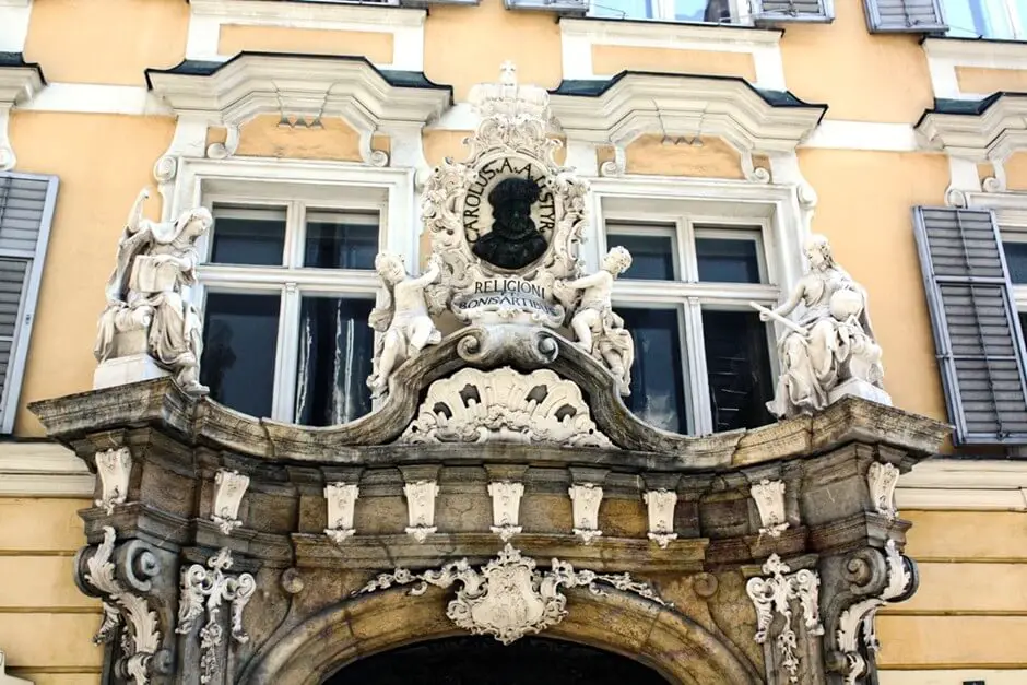 Baroque window in Graz